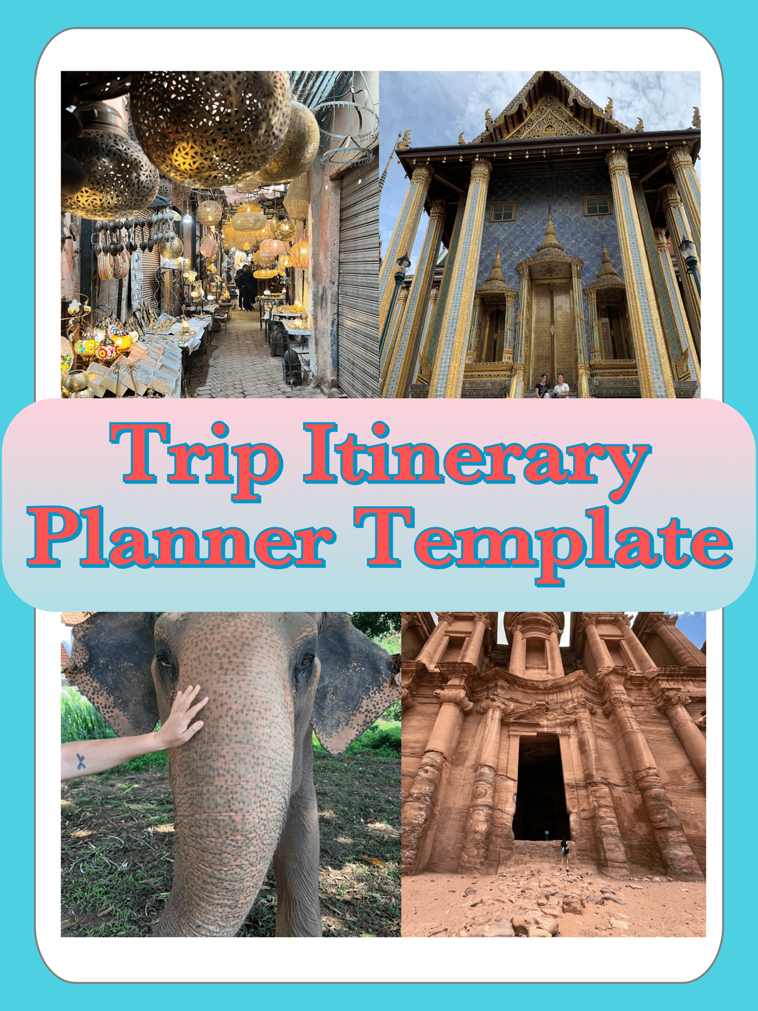 Trip Itinerary Planner Template